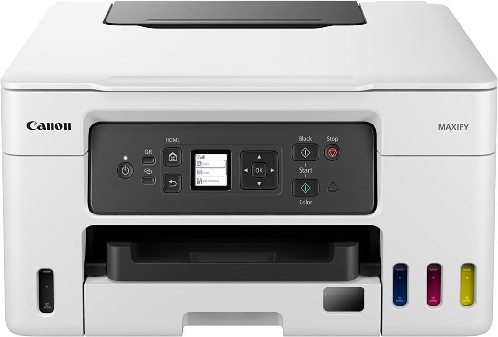 Canon MAXIFY GX3050-3-in-one refillable ink tank Wi-Fi printer. Environmentally friendly printing for Home office and Hybrid workers.