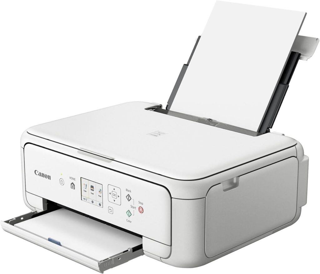 Canon Pixma TS5150 Colour Ink Jet All-in-One (Print, Scan, Copy, 2 Fine Print Heads with) WLAN Print App, Automatic Duplex Printing, Black