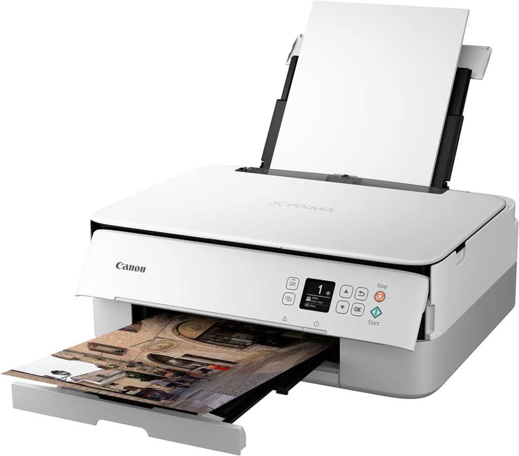 Canon PIXMA TS5351a - A 3-in-1 printer with snappy connectivity for a creative and smartphone savvy world of work and play.