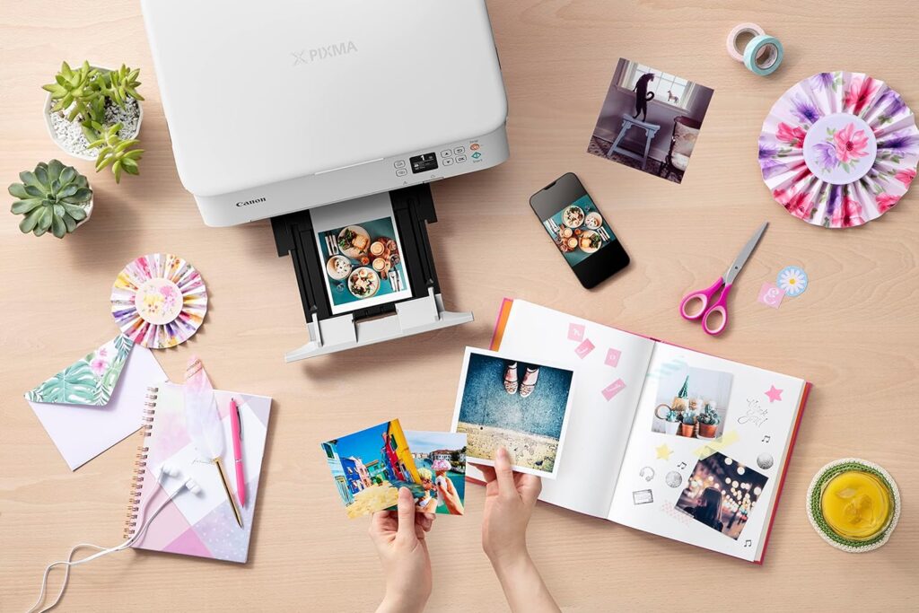 Canon PIXMA TS5351a - A 3-in-1 printer with snappy connectivity for a creative and smartphone savvy world of work and play.