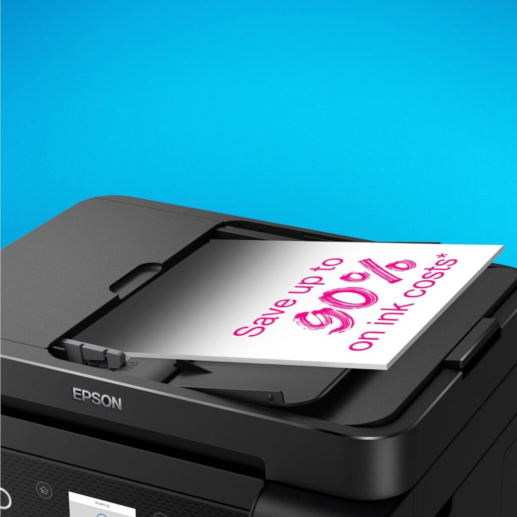 EcoTank ET-3850 A4 Multifunction Wi-Fi Ink Tank Printer, With Up To 3 Years Of Ink Included