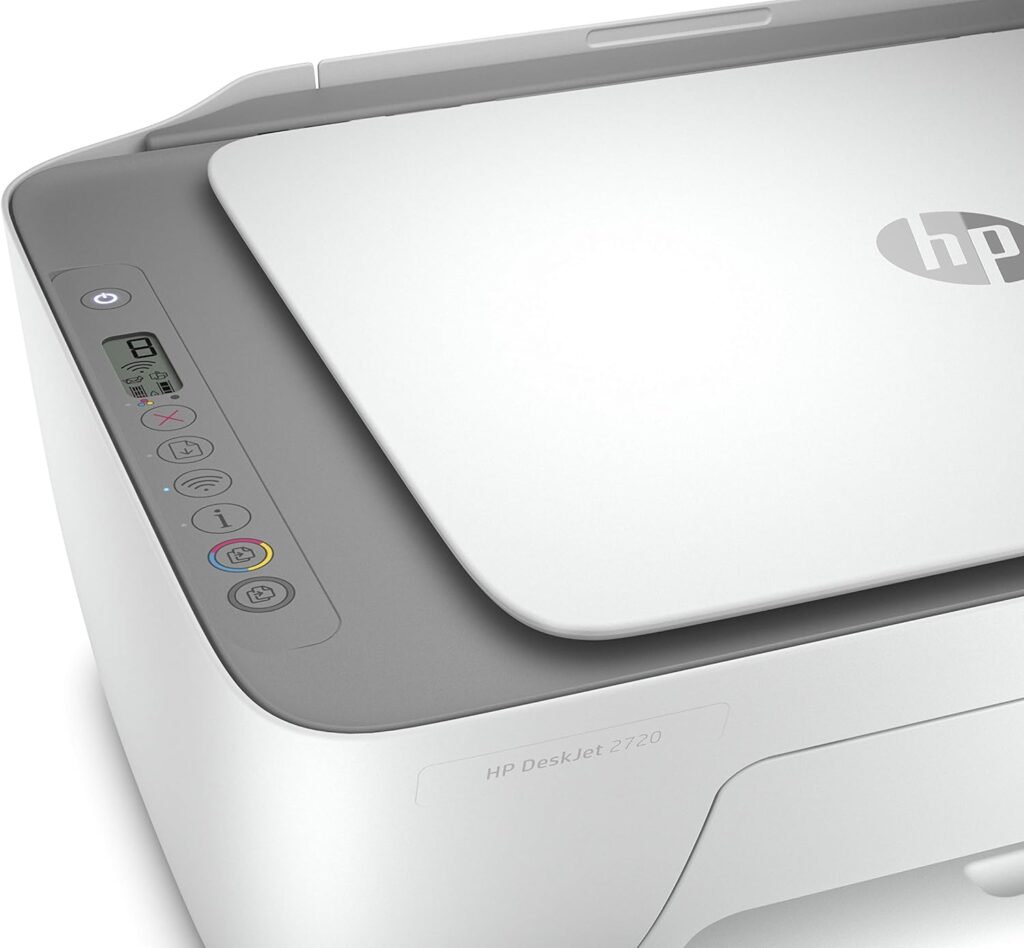 HP DeskJet 2720 All-in-One Colour Printer with Wireless Printing, Instant Ink with 2 Months Trial, White