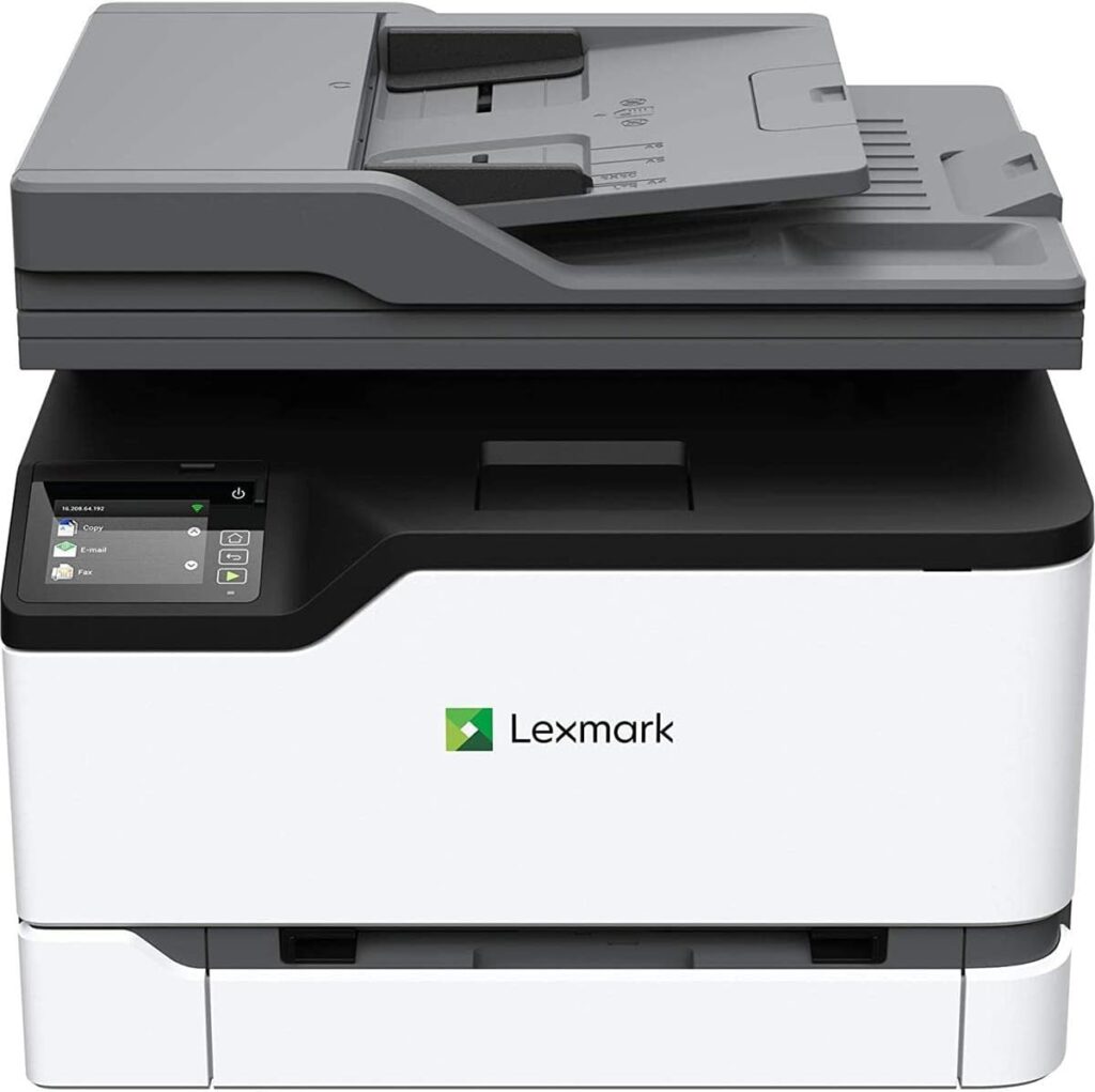 Lexmark MC3224i Colour All-In-One Printer, Small Printer with Cloud fax built in Ethernet Automatic 2-sided printing, 3 Year Guarantee (Laser Print, Copy, Scan, Cloud Fax, 2-Series)