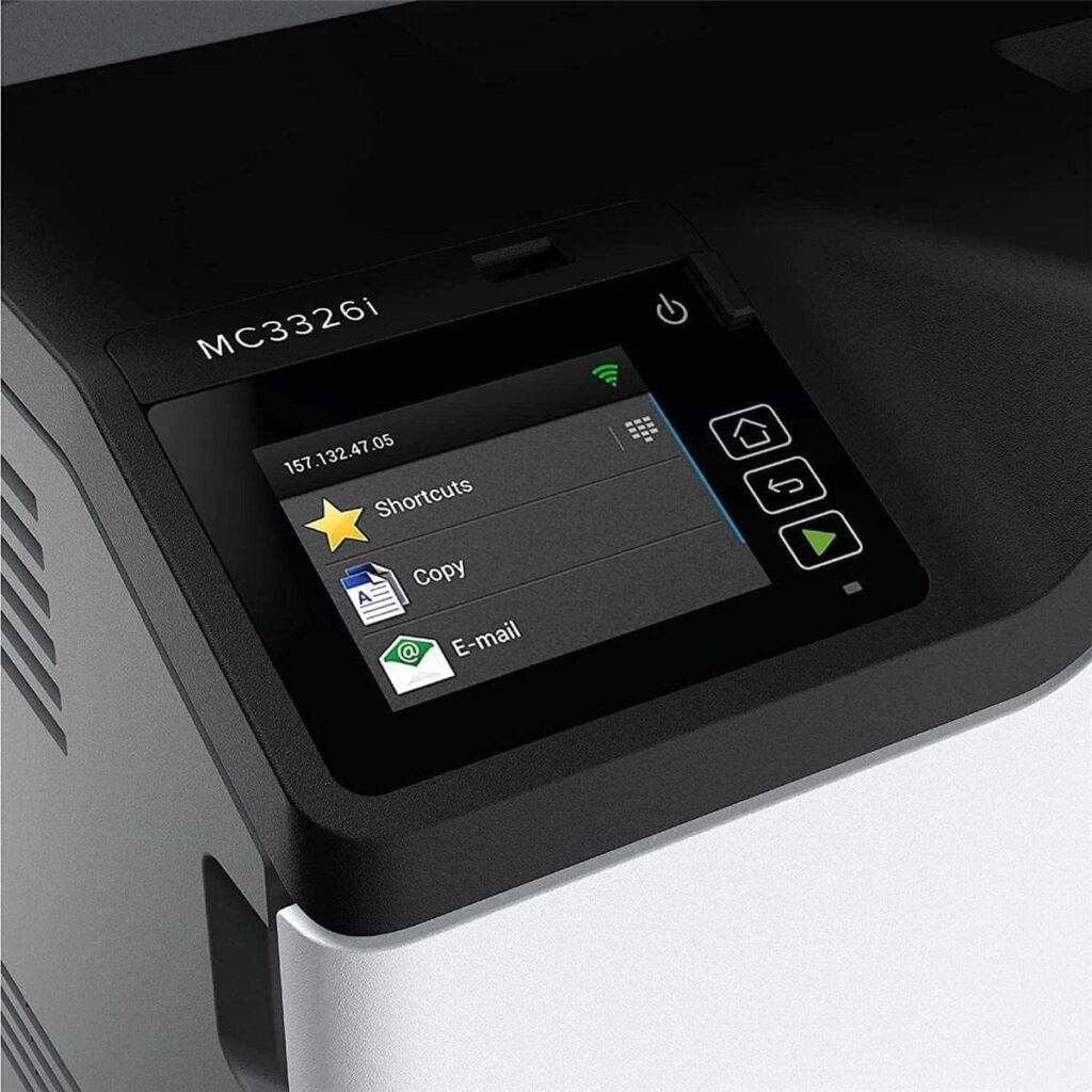 Lexmark MC3224i Colour All-In-One Printer, Small Printer with Cloud fax built in Ethernet Automatic 2-sided printing, 3 Year Guarantee (Laser Print, Copy, Scan, Cloud Fax, 2-Series)