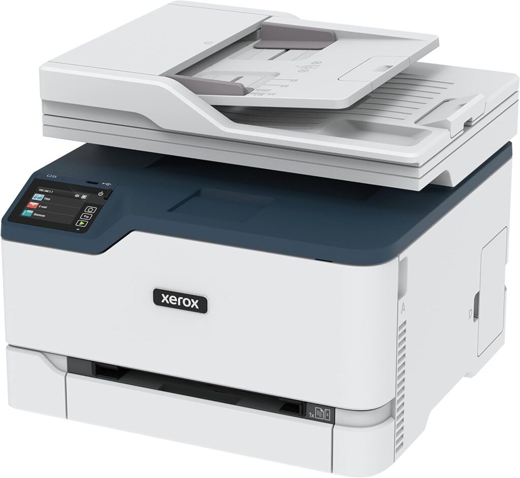 Xerox C235 Colour Multifunction Printer, Print/Scan/Copy/Fax, Laser, Wireless, All In One