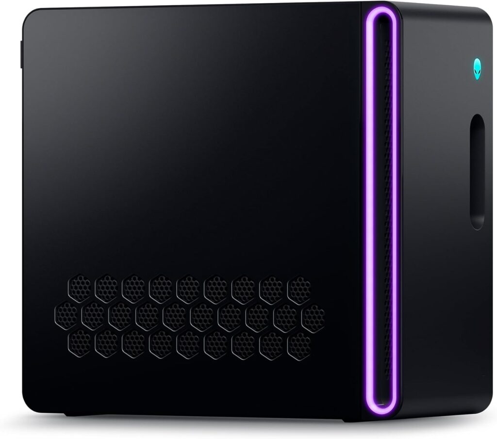 Alienware Aurora R16 Gaming Desktop - Intel Core i7-13700F, 16GB DDR5 RAM, 512GB SSD + 1TB SSD, NVIDIA GeForce RTX 4060 GDDR6 Graphics, Air Cooled CPU, Windows 11 Home - Basalt Black