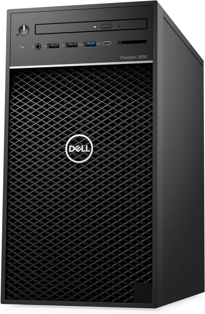 Dell Precision 3630 Tower Workstation Desktop PC Computer CAD 2D 3D Xeon 3.50GHz 32GB 1TB NVMe Nvidia Quadro P620 Windows 10 Pro Windows 11 Upgrade V5Y7N (Renewed)