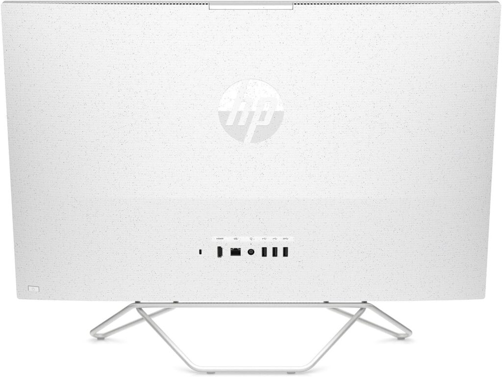 HP 24-cb1000na 23.8-Inch Full HD All-in-One Desktop PC (Intel Core i3-1215U, 8GB RAM, 256GB SSD M2 NVMe, Intel UHD Graphics, Windows 11) - White