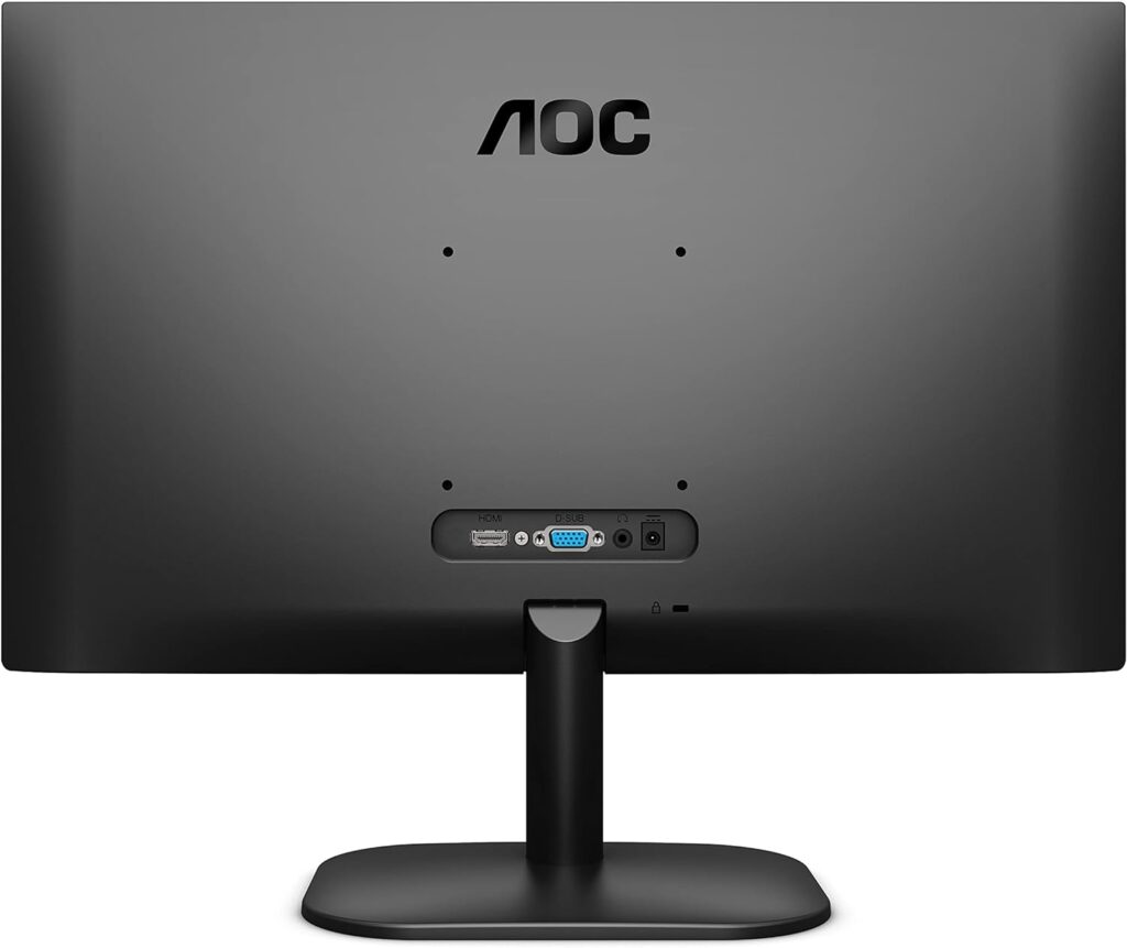 AOC 24B2XH - 24 Inch FHD Monitor,75Hz, IPS, 7ms, lowBlue Mode, Framnless Design, Vesa 100 x 100 (1920 x 1080 @ 75Hz, HDMI/VGA)