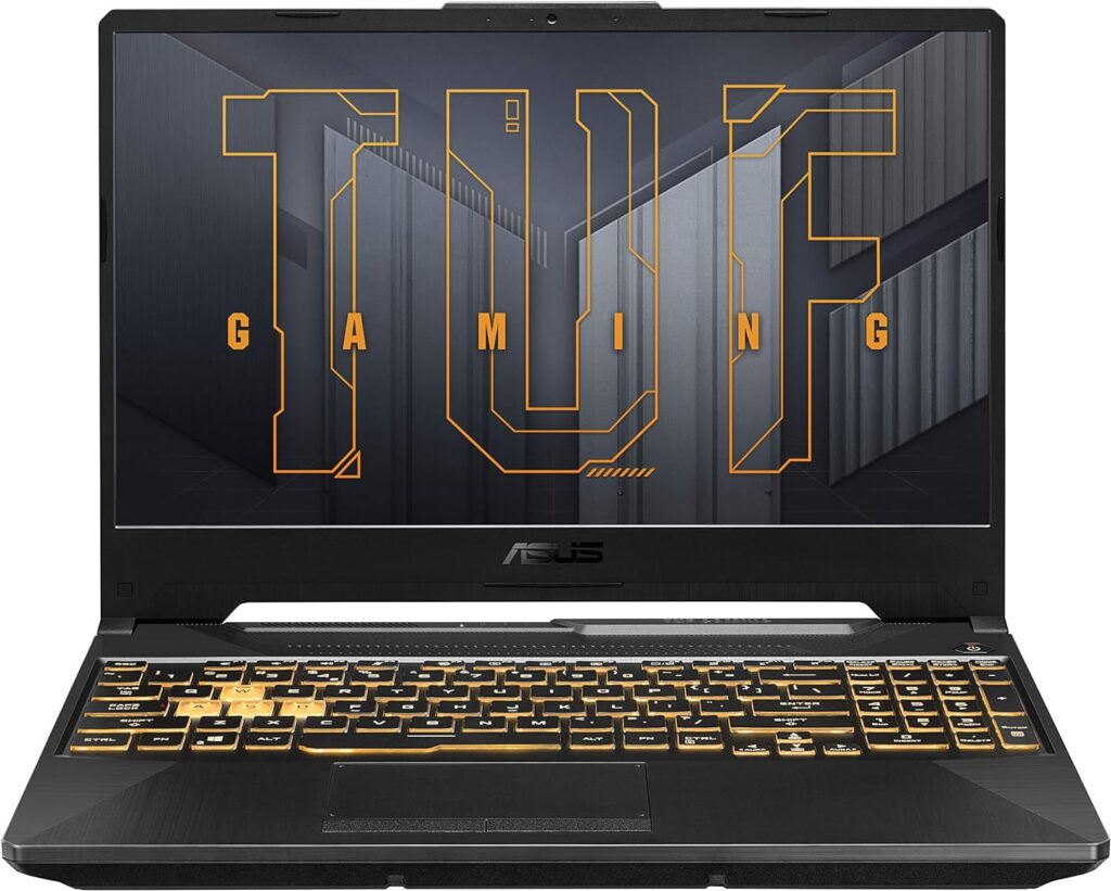 ASUS TUF Gaming F15 Gaming Laptop, 15.6 144Hz FHD Display, Intel Core i5-11400H Processor, GeForce RTX 2050, 8GB DDR4 RAM, 512GB PCIe SSD Gen 3, Wi-Fi 6, Windows 11, FX506HF-ES51, Graphite Black