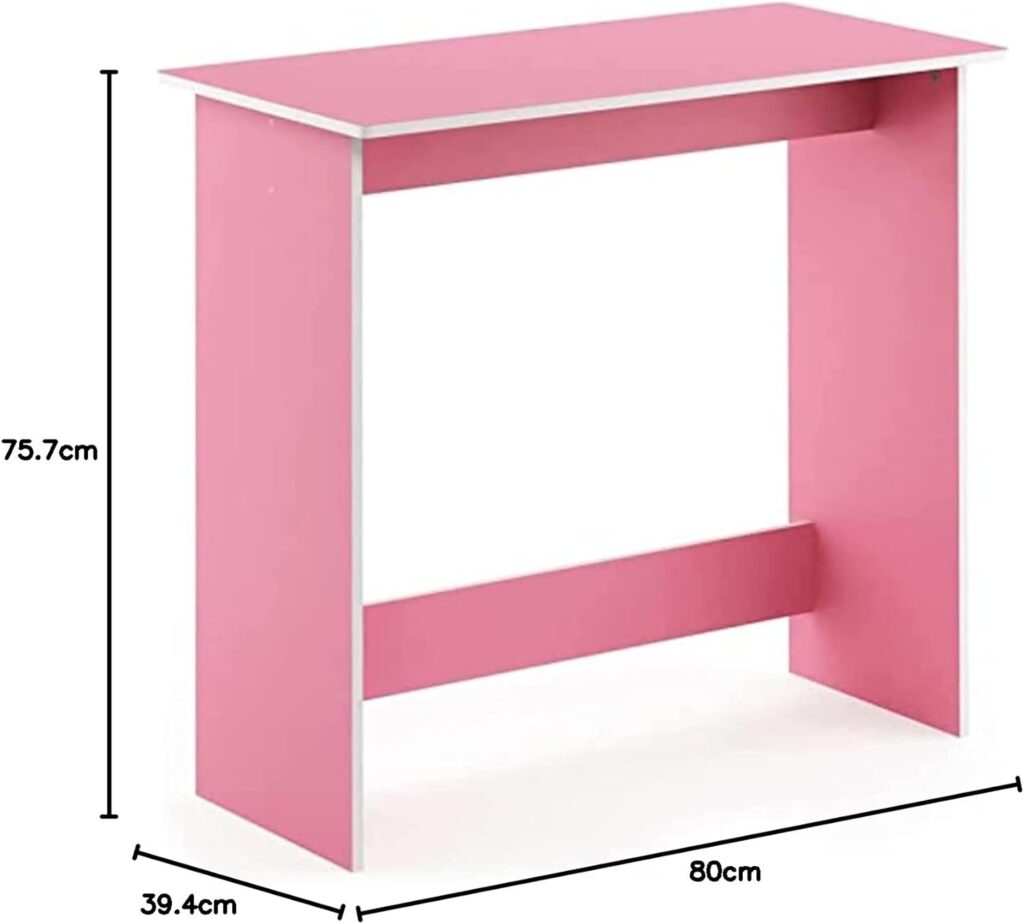 Furinno Simplistic Computer Desk, Study Desk, Writing Desk, Espresso, 80 (W) x 75.7 (H) x 39.4 (D) cm