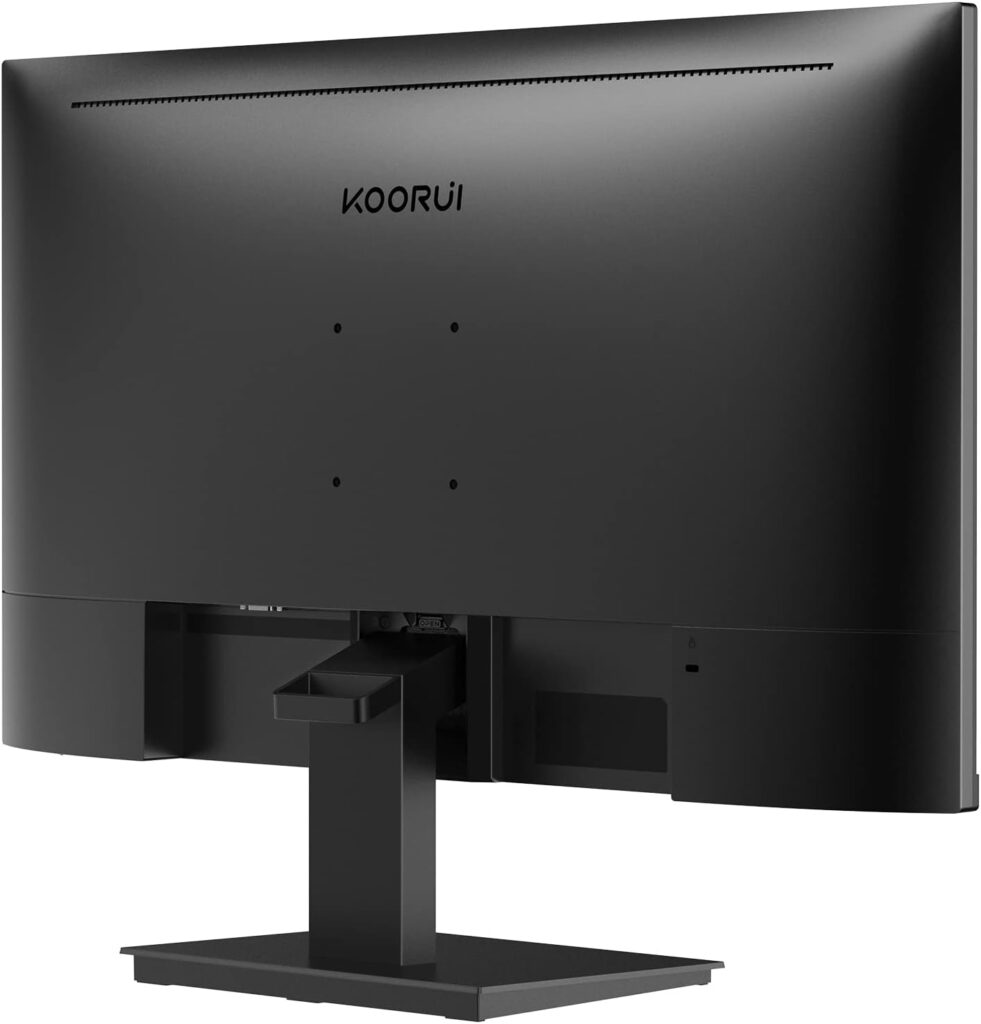 KOORUI 27 Inch FHD Monitor, Computer Monitor(1080P, 75HZ, HDMI+VGA, 99% SRGB, 5ms Response, Eye Care) Virtually Borderless Design Display Monitor, Frameless