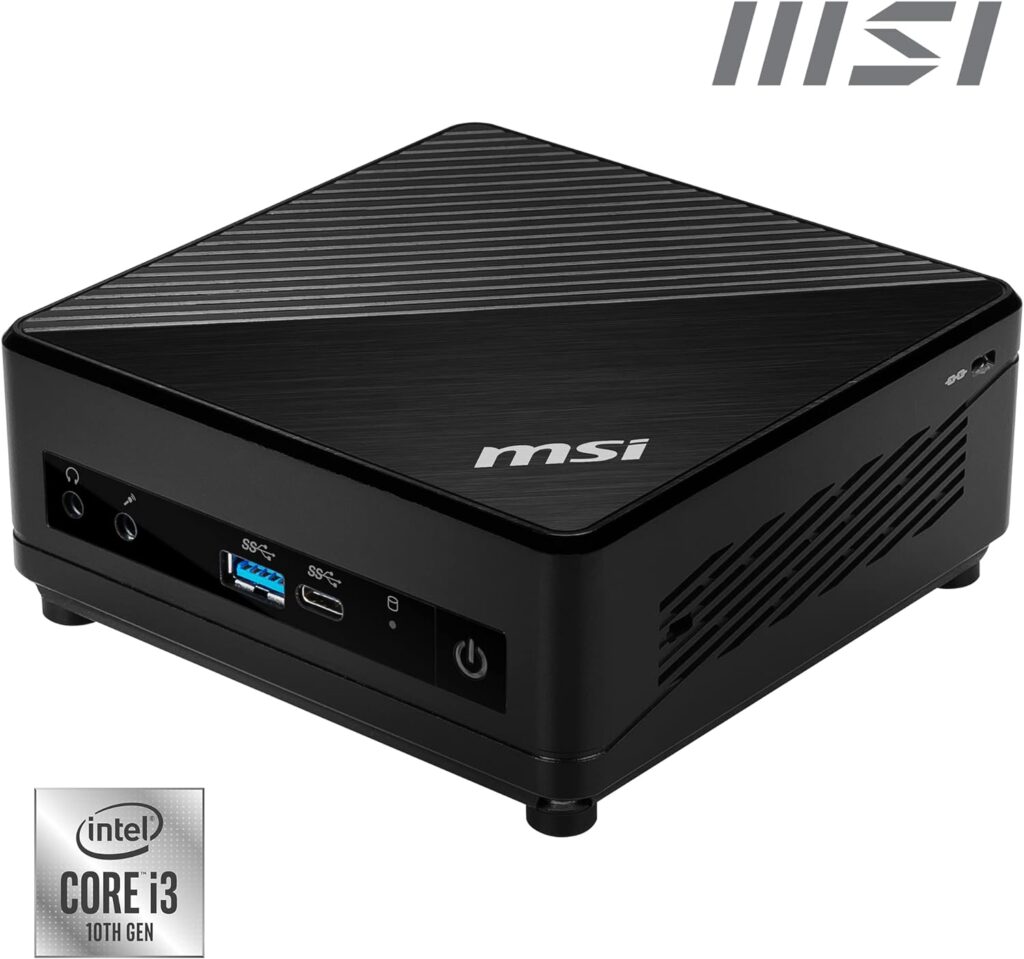 MSI Cubi 5 12M Intel Core i7 1255U Barebone, Mini PC, SFF, ThunderBolt 4, Type C, USB 3.2 Gen2, HDMI, DisplayPort, Dual LAN, WiFi, BT, VESA, Supports upto 64GB RAM, 1x M.2, 1x 2.5SSD/HDD, 3x displays