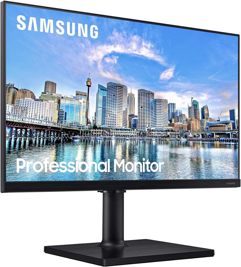 Samsung F24T450FQR - T45F Series - LED monitor - 24 - 1920 x 1080 Full HD (1080p) @ 75 Hz - IPS - 250 cd/m² - 1000:1-5 ms - 2xHDMI, DisplayPort - black