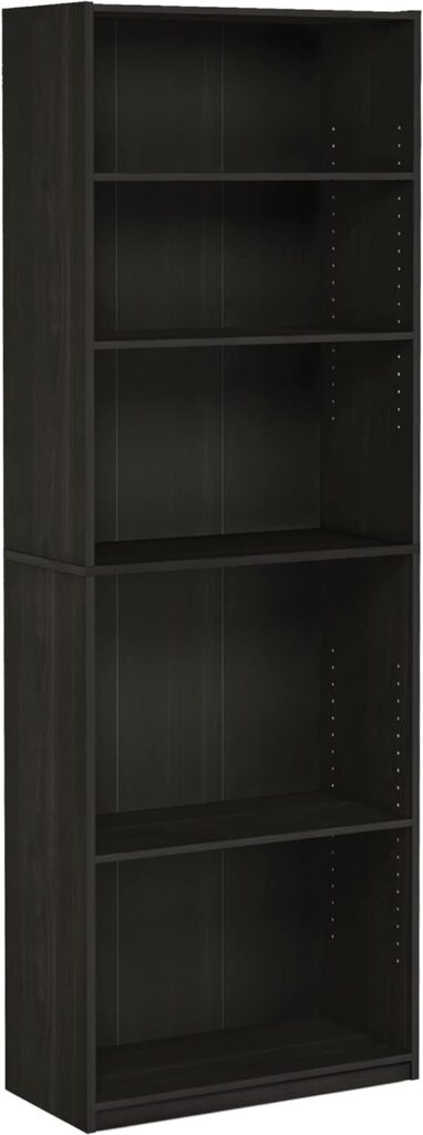 Furinno JAYA Simply Home 5-Shelf Bookcase, Espresso