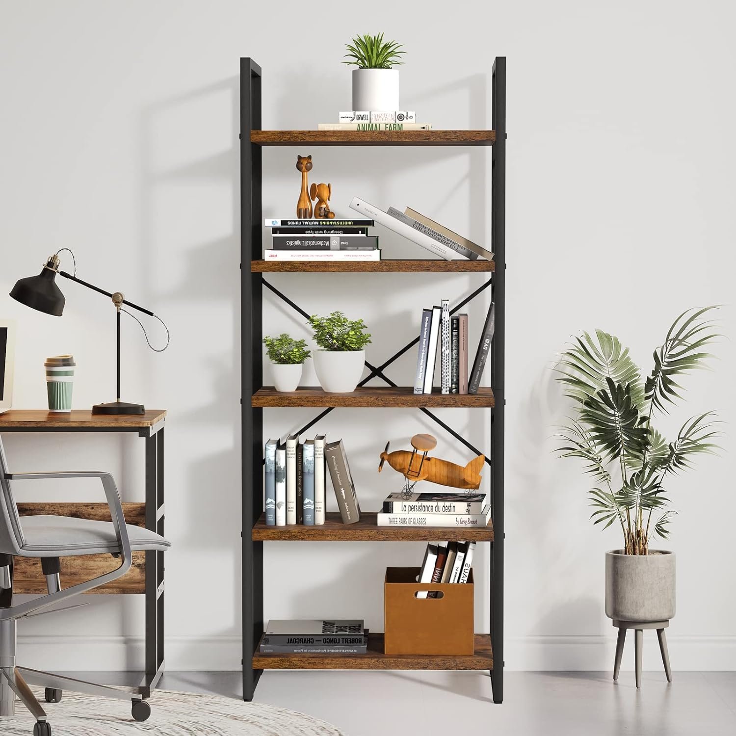 Book Rack With Storage YITAHOME 5 Tiers Bookshelf Review - Stay At Home Business