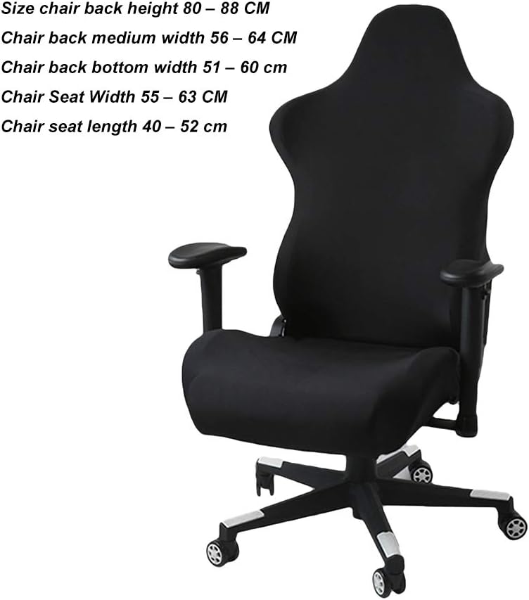 Akemaio Ergonomic Office Computer Game Chair Slipcovers Stretchy Covers for Racing Gaming Chair