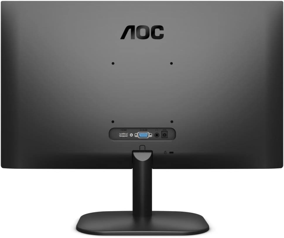 AOC 24B3HM - 23.8 Inch FHD Monitor, 75Hz, VA, 4ms, FreeSync, Low Blue light, Flicker Free, Frameless design (1920 x 1080 @ 75Hz, 250 cd/m, HDMI , VGA)