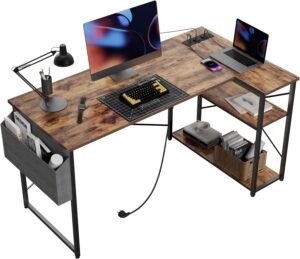 BEXEVUE Small L Shaped Desk