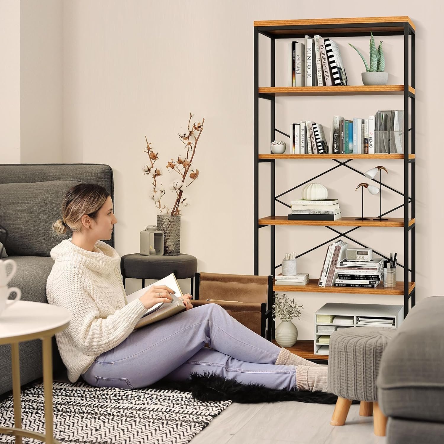 Himimi Bookcase 6 Tier Review - Stay At Home Business