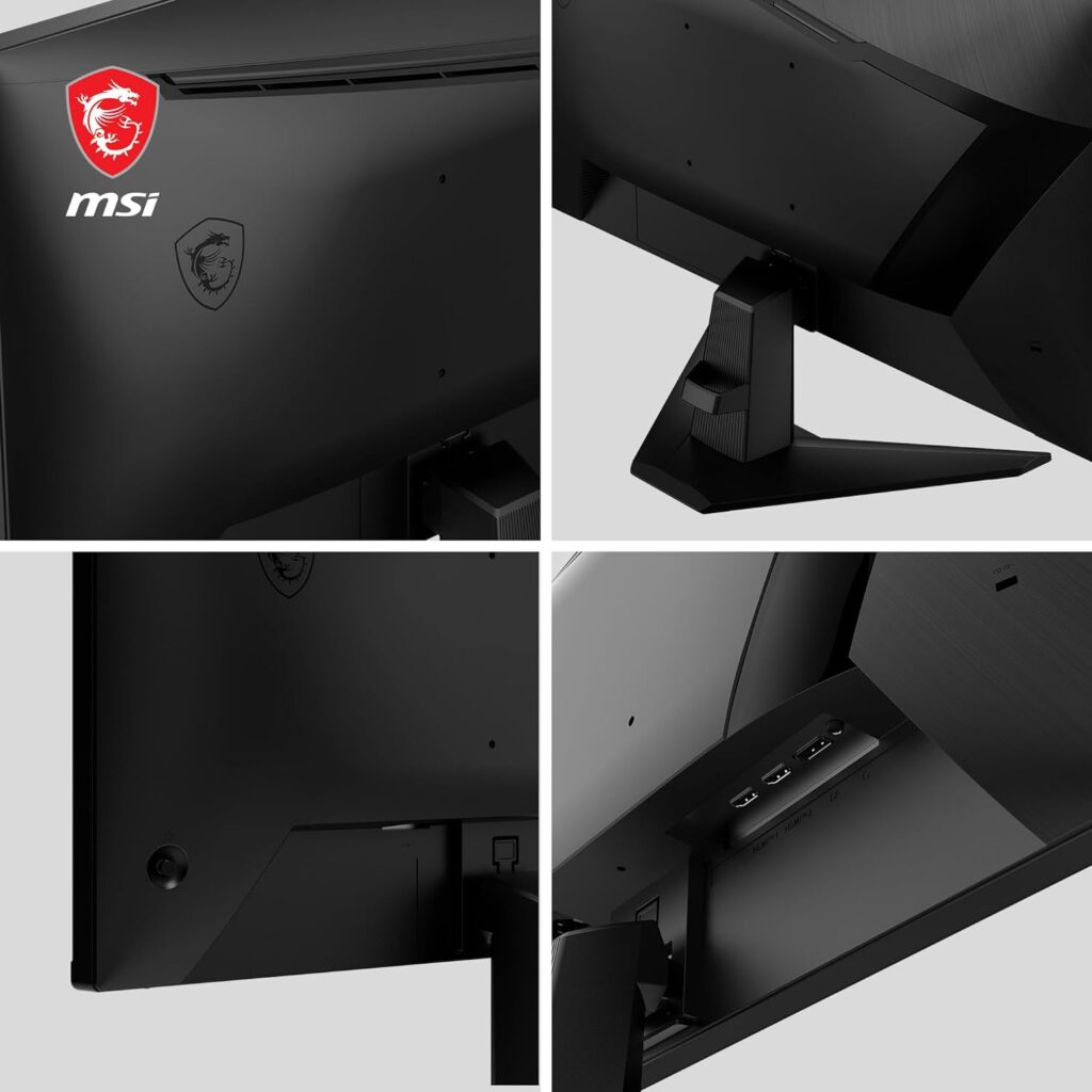 MSI G255F 24.5 Inch FHD Gaming Monitor - 1920 x 1080 Rapid IPS Panel, 180 Hz / 1ms (GtG), 99% sRGB Colour Gamut, Adaptive-Sync - DP 1.2a, HDMI 2.0b CEC