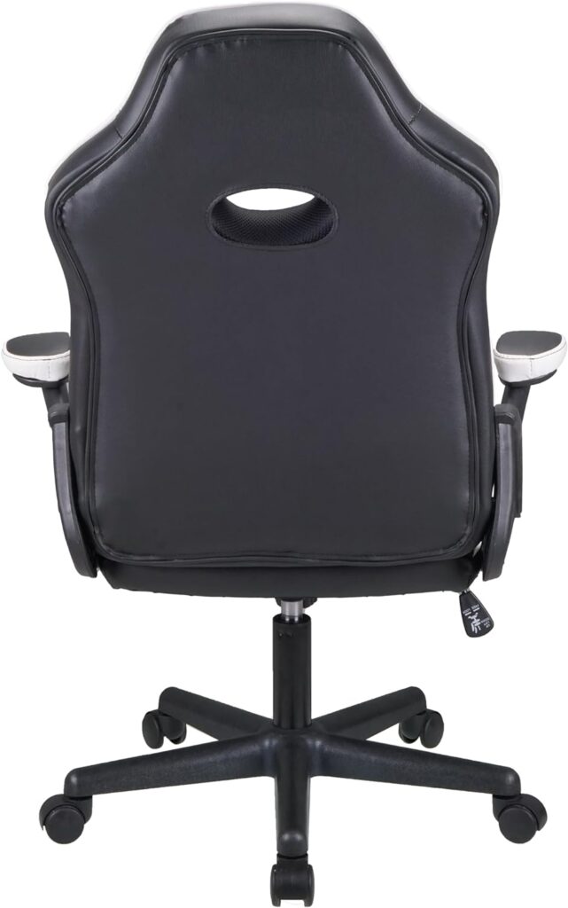 Play haha.Gaming chair Office chair Swivel chair Computer chair Work chair Desk chair Ergonomic Chair Racing chair Leather chair PC gaming chair (White)