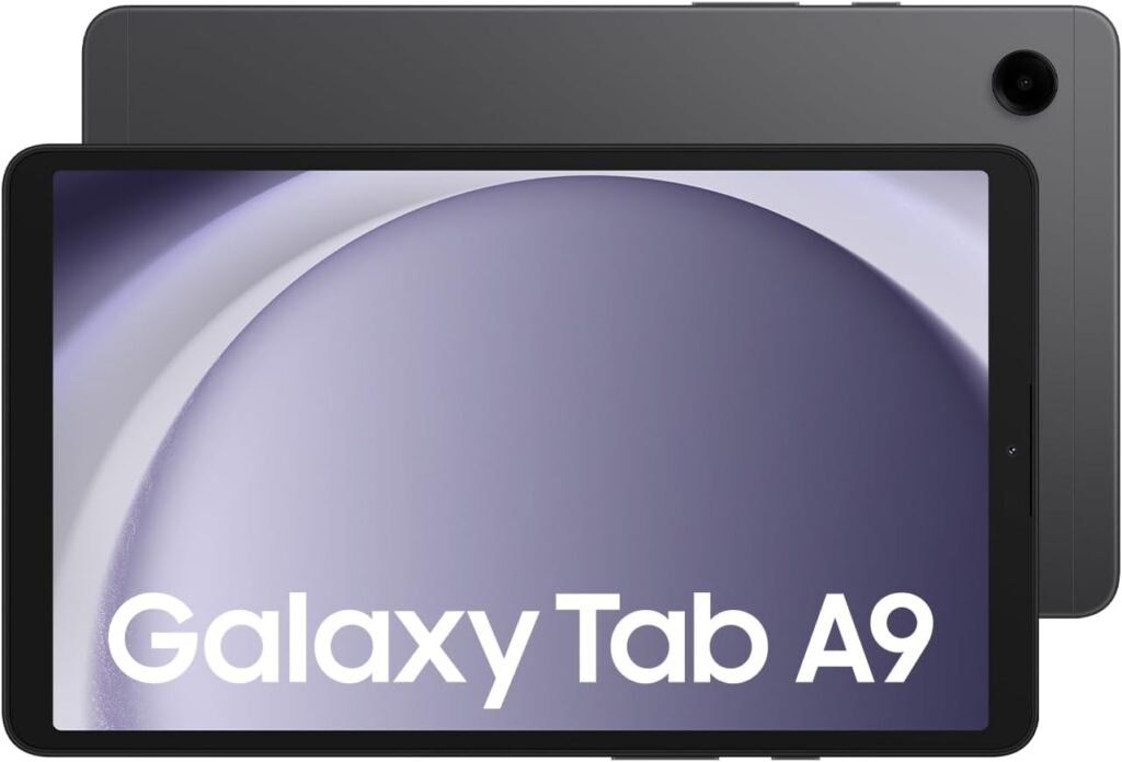 Samsung Galaxy Tab A9, Android Tablet, Wifi, 64GB Storage Grey (Non-UK version)