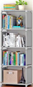 Yolispa Vertical Cabinet Bookshelf